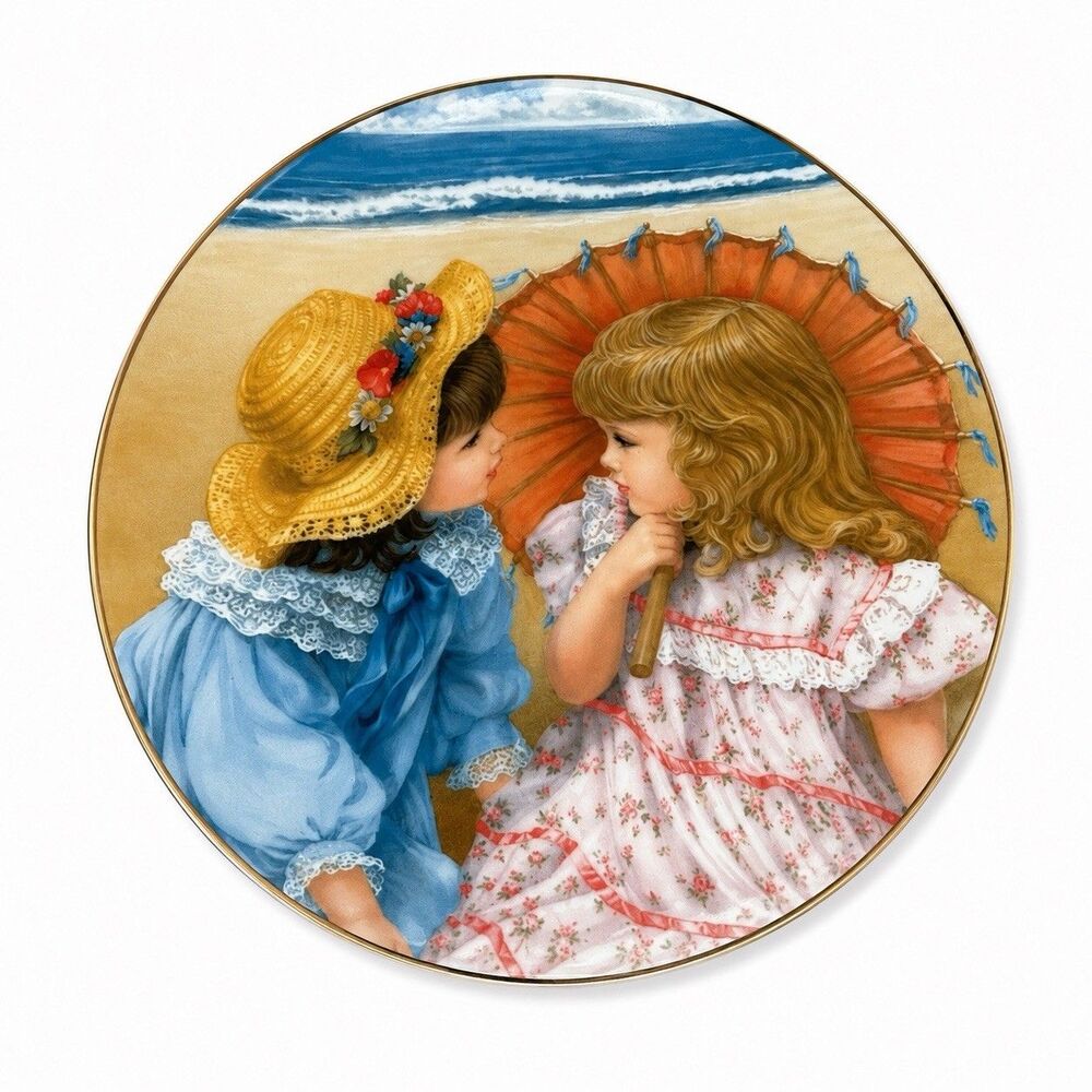 Summer Secrets By Sandra Kuck Vintage Collectors Plate (1985)
